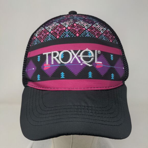 Troxel Snapback Trucker Hat Multicolor OSFM Adjustable Embroidered Aztec Print - Picture 2 of 8